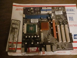 ECS 741GX-M Motherboard 15-K13-011010 SDA2500DUT3D 2x512MB Faceplate 6M Warrenty - Picture 1 of 3