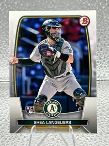 2023 Bowman Lot Of (5) Shea Langeliers #3 Rookie Oakland Athletics - Bild 1 von 2