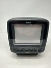 RCA PortaVision Portable Color TV 5" 16-3000 CRT TV Gaming Monitor- TESTED WORKS
