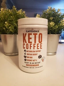 Cafegenix Keto COFFEE Instant with Grass Fed Butter MCT Oil ☕ PUMPKIN SPICE - Picture 1 of 2