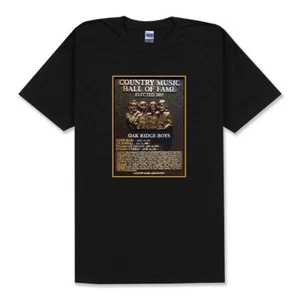 OAK RIDGE BOYS T-Shirt Country Music Hall of Fame Plaque - Bild 1 von 3