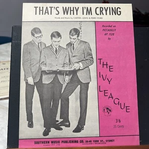 THE IVY LEAGUE Raro 1965 Solo Australiano Partituras Originales "Tossing And Turning" - Imagen 1 de 7