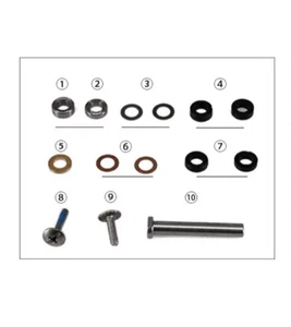 Angelrolle Kopf Reparatur Rollengriff Stift Schraube Unterlegscheibe Rollenlager - Bild 1 von 2