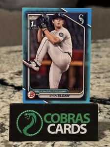 2024 Bowman Draft RYAN SLOAN 1st Sky Blue Paper /499 Seattle Mariners - Bild 1 von 2