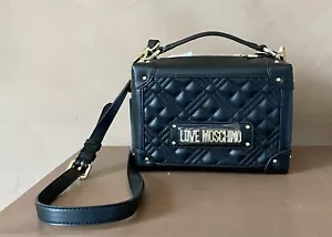 Bolso bandolera y acolchado con mango superior Love Moschino caja diamante - Imagen 1 de 9