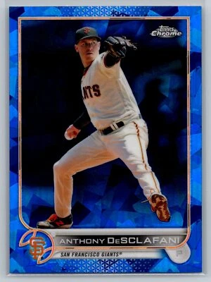 2022 TOPPS CHROME SAPPHIRE #137 Anthony DeSclafani Gold NM/MINT - Image 1 of 2
