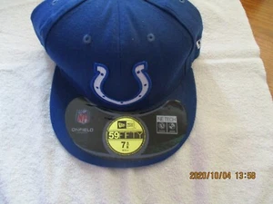 Indianapolis Colts ON FIELD-CAP of NFL NEW-ERA 59FIFTY NEW ROYAL BLUE size 71/2. - Picture 1 of 2