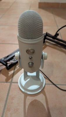 Blue Yeti USB-Mikrofon für PC Mac Gaming Aufnahme Streaming Podcasting Silber - Bild 1 von 2