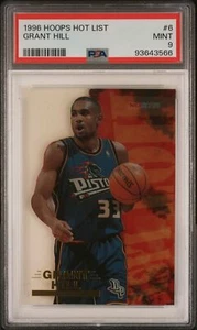 1996 Hoops Hot List #6 Grant Hill PSA 9 Detroit Pistons - Bild 1 von 2