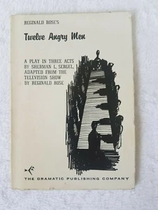 Twelve Angry Men A Play in Three Acts Reginald Rose Sherman L Sergel Paperback - Picture 1 of 4
