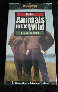 ANIMALS IN THE WILD - Elephant Lord of the Jungle QUESTAR NATURE *NEW* VHS - Picture 1 of 4