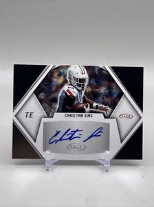 2023 Sage High Series Christian Sims Auto Autograph #A-CS3 - Picture 1 of 2