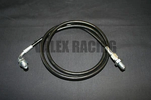 Black Stainless Steel Complete Replacement Clutch Line For 96-00 Honda Civic EK - Picture 1 of 1