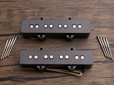 Tonerider J2-4S "The Duke J" gestaffelte Pole J Bass Tonabnehmer einzeln oder Set, schwarz