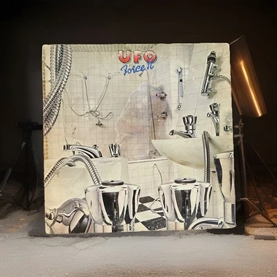 UFO-Force It-1975-Vinyl LP 1st Press Chrysalis CHR 1074-Ultrasonic Clean-VG/VG - Image 1 of 4