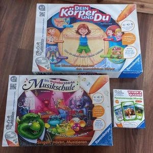 3 TIPTOI Spiele: Dein Körper Und Du, Faszinierende Pferde, Musikschule, Paket - Bild 1 von 4