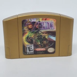 The Legend of Zelda: Majora's Mask Olografico Nintendo 64 Autentico Funzionante DESCR - Foto 1 di 6