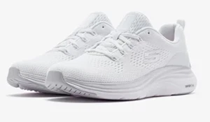 Skechers Vapor Foam-Smooth Ride 150025 Womens Sz 10 White Midnight Glitter NWOB - Picture 1 of 12