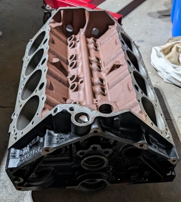 1967 Chevy 327 SBC Small Journal Small Block Chevy Engine 3892657 F0712EC 4" - Imagem 1 de 4