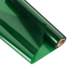 Clear Cellophane Wrap Roll-Green Plastic Cello Paper Roll 34 In Wide X 100 Ft... - Picture 1 of 7