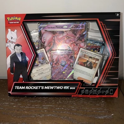    Pokemon TCG: Team Rocket's Mewtwo ex Box Foto 1 de 4