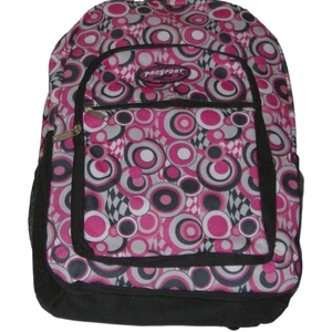 ProSport Pink Polka Dot 18" Rucksack, Op Art Schule Reisetasche - Bild 1 von 3