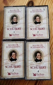 Das Beste: 4 Musikkassetten Franz Schubert ohne Box, verschiedene Interpreten - Bild 1 von 1