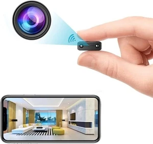 La cámara oculta espía más pequeña, cámara remota portátil Wifi inalámbrica 1080 - Foto 1 di 12
