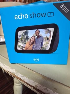 Amazon Echo Show 5 3rd Gen Black, 5.5" display, New Sealed - Picture 1 of 8