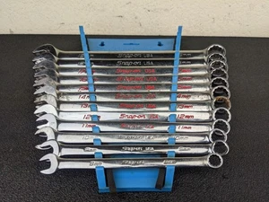 #bl926 Snap On SOEXM710 + 8mm 9mm Metric Flank Plus Combination Wrench Set - Picture 1 of 24
