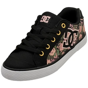 DC Shoes Chelsea Scarpe da Skate Rosa Nero Donna - 40.5 EU - Foto 1 di 8
