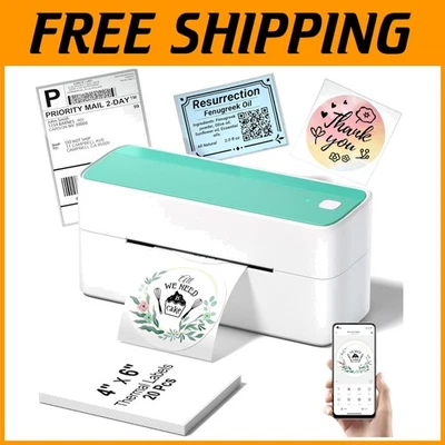 Wireless Bluetooth Thermal Label Printer for Shipping - Efficient & Compact - Image 1 of 4