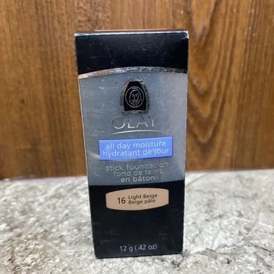 OLAY All Day Moisture Foundation Stick # 16 Light Beige New - Image 1 of 4