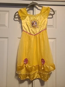 Disney Store Beauty And Beast Princess Belle Nightgown Pajama Dress Girl SZ 2/3  - Picture 1 of 8