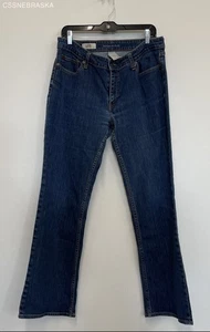 Jeans donna Banana Republic blu stivaletto classico taglio elasticizzato lavaggio scuro - taglia 14 - Foto 1 di 6