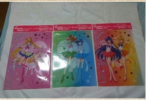 Sailor Moon Meiji Klarsichtfeile 3-teiliges Set - Bild 1 von 2
