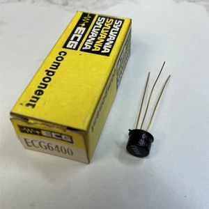 1 Ea ~ ECG6400 ~ Philips ~ UJT Unijunction Transistor ~ TO-39 ~ 35V 50mA ~ 6400 - Picture 1 of 2