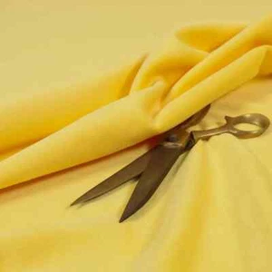 Yellow SPUN VELVET VELOUR STRETCH DRESS CRAFT FABRIC 58" BY THE METER - Picture 1 of 2