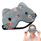 Meditation Eye Cover Cute Cat Kids Adults Rest For Sleeping Gift Soft Blindfold