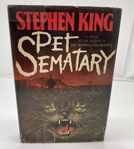 PET SEMATARY von Stephen King 1983 Buch Club Edition HC DJ - Bild 1 von 13