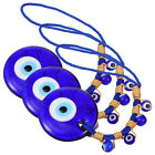 3pcs blue evil eye beads ornaments evil eye charms Car Mirror Hanging