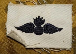 Parche marca distintiva vintage de artillero de la Marina de los Estados Unidos - Imagen 1 de 2