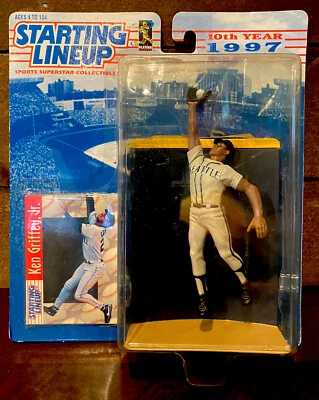KEN GRIFFEY JR. Seattle Mariners 1997 Kenner Starting Lineup “THE WALL CATCH”New - Image 1 of 3