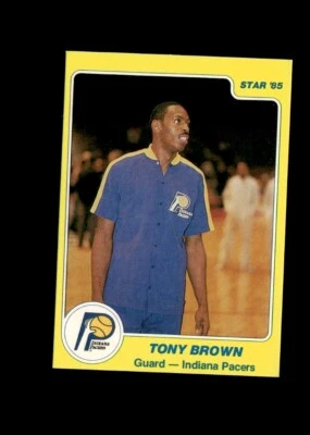 1984-85 Star Tony Brown #53 Indiana Pacers NM+ - Image 1 of 2