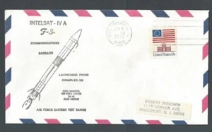1973 Cape Canaveral Intelsat-IV A F3 Launched Communications Satellite - Bild 1 von 1