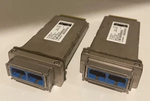 LOT 2 GENUINE CISCO X2-10GB-LX4 10-2154-05 10 GIGABIT TRANSCEIVER - Picture 1 of 4