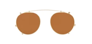 Oliver Peoples 0OV 5183CM O'Malley 514573 Gold/Brown 45mm Round Unisex Clip On - Picture 1 of 1