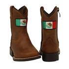 Ariat Western Boots Boys Toddler Embroidered Mexico Flag Patch Brown A441002602