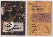 1999 Collector's Edge Rage Pro Signatures Dion Glover #RR-19 Rookie Auto RC