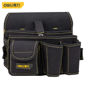 deli 27x14x19cm Tool bag Electrician Tool Storage Bag Pocket Organizer Pouch Bag - Picture 1 of 5
